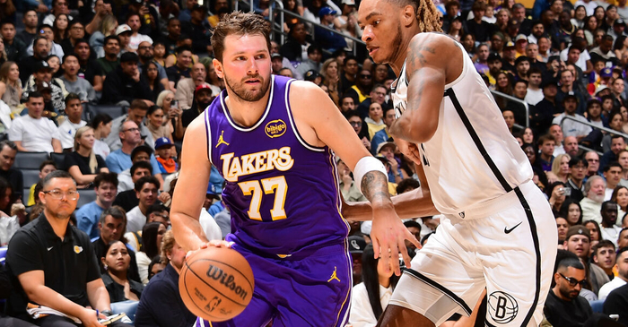 湖人双杀篮网终结10连败 东契奇41分遭禁赛